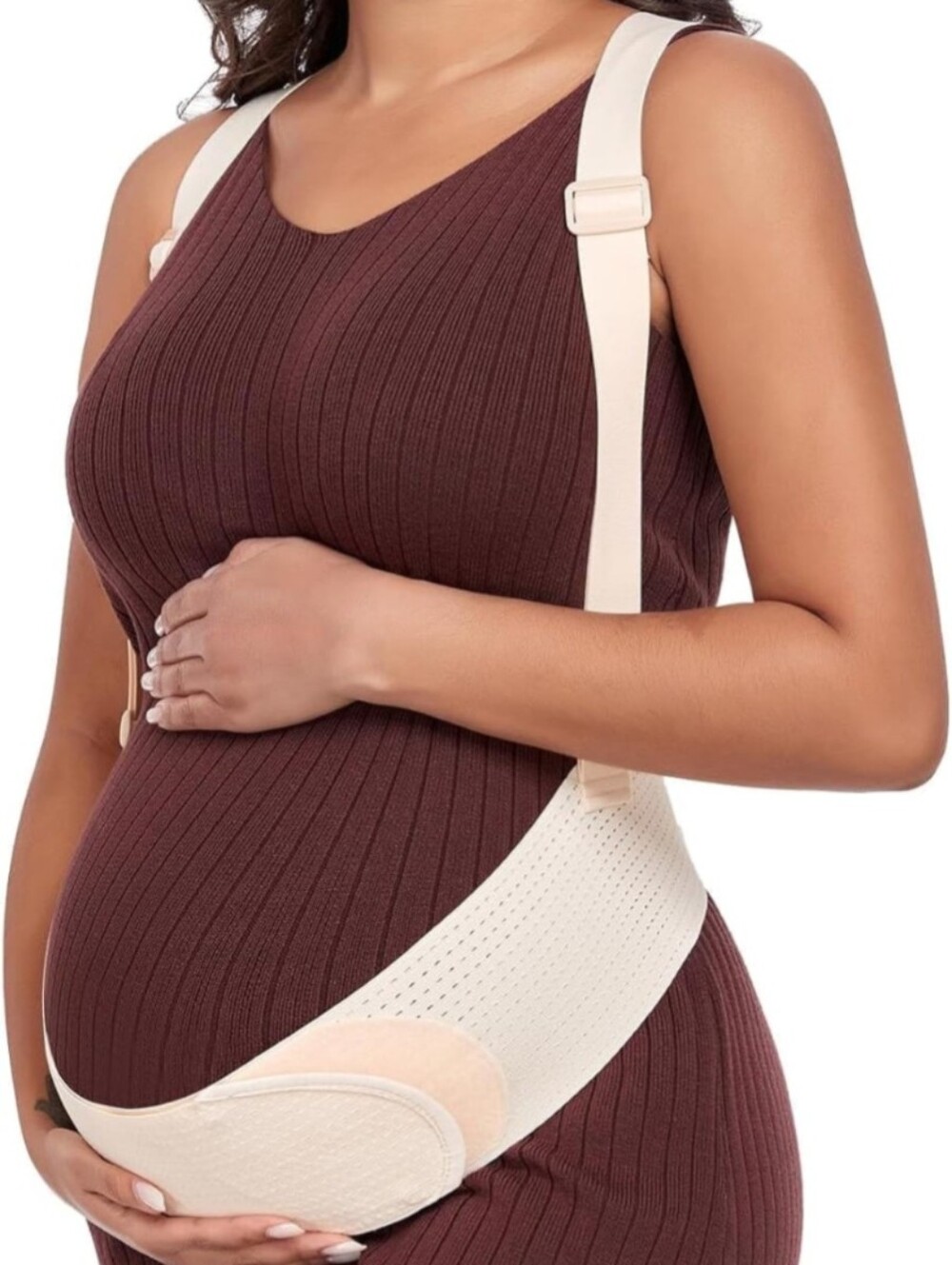 Maternity Belly Support Band - Cream